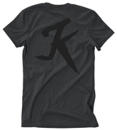 K icon charcoal grey